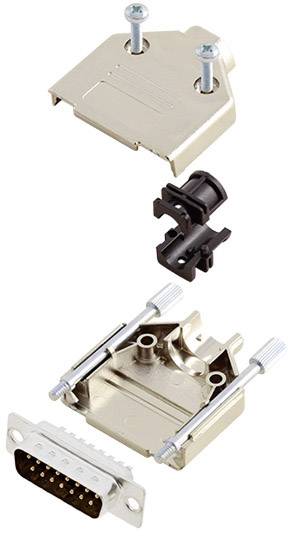 Amphenol L17DTPK-M-25+L717SDB25P D-SUB Stiftleisten-Set 180° Polzahl: 25 Lötkelch 1St.