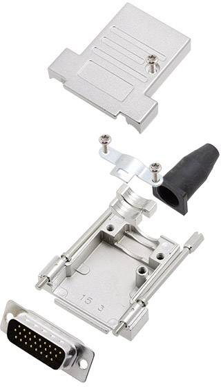 Amphenol L17DTSL15-RG-LJS-T+L717HDA26P D-SUB Stiftleisten-Set 180° Polzahl: 26 Lötkelch 1St.