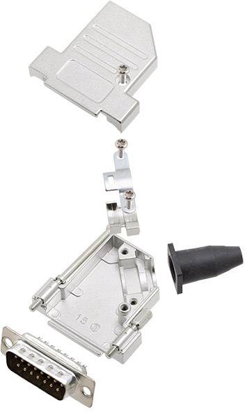 Amphenol L17DTSL25-RG-LJS-S+L717SDB25P D-SUB Stiftleisten-Set 45 ° Polzahl: 25 Lötkelch 1 St.