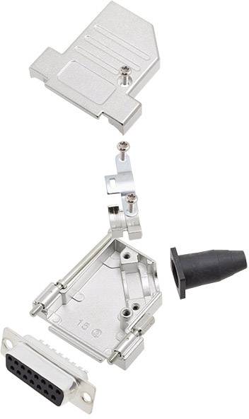 Amphenol L17DTSL25-RG-LJS-S+L77SDB25S D-SUB Buchsenleisten-Set 45 ° Polzahl: 25 Lötkelch 1 St.