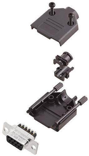 Amphenol L17DTPK-P-25+L77DB25SST D-SUB Buchsenleisten-Set 180 ° Polzahl: 25 Schrauben 1 St.