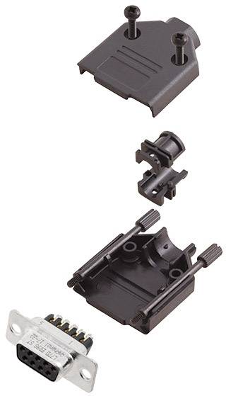 Amphenol L17DTPK-P-25+L77DB25SST D-SUB Buchsenleisten-Set 180° Polzahl: 25 Schrauben 1St.