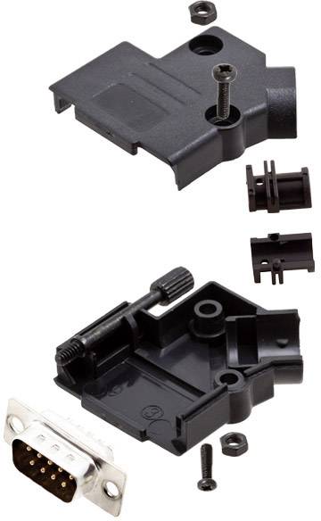 Amphenol L17D45PK-P-15+L717SDA15P D-SUB Stiftleisten-Set 45° Polzahl: 15 Lötkelch