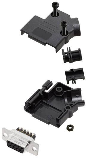 Amphenol L17D45PK-P-15-L77DA15SST D-SUB Buchsenleisten-Set 45 ° Polzahl: 15 Schrauben 1 St.