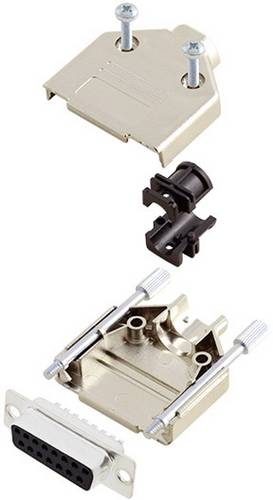 Amphenol L17DTPK-M-15+L77SDA15S D-SUB Buchsenleisten-Set 180 ° Polzahl: 15 Lötkelch 1 St.