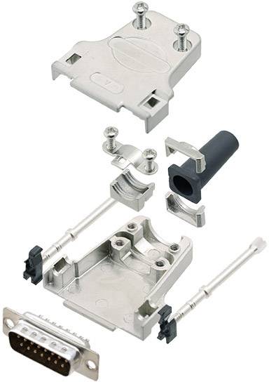 Amphenol L17DTZF25-LJS-RG+L717SDB25P D-SUB Stiftleisten-Set 180 ° Polzahl: 25 Lötkelch 1 St.
