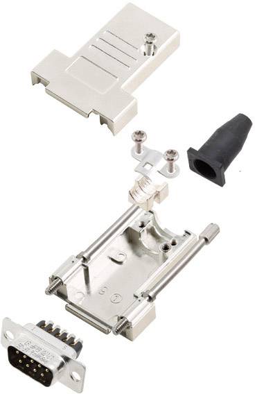 Amphenol L17DTSL15-RG-LJS-T+L717DA15PST D-SUB Stiftleisten-Set 180° Polzahl: 15 Schrauben 1St.