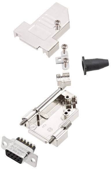 Amphenol L17DTSL25-RG-LJS-S+L77DB25SST D-SUB Buchsenleisten-Set 45 ° Polzahl: 25 Schrauben 1 Set