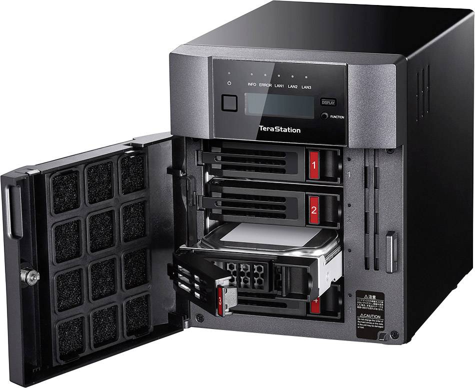 Buffalo TeraStation™ 5410DN NAS-Server 12TB 4 Bay TS5410DN1204-EU