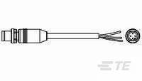 TE Connectivity 1-2273044-3 Sensor-/Aktor-Steckverbinder, konfektioniert M12 Stecker, gerade 5.00 m