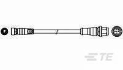 2273110-4 Sensor-/Aktor-Anschlussleitung M8, M12 Buchse, gerade, Stecker, gerade 1.5