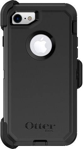 Otterbox Defender Outdoorcase Apple iPhone 7, iPhone 8 Schwarz, Schwarz Staubdicht, Stoßfest 77-56603