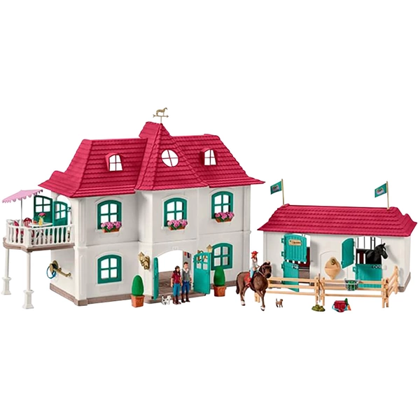 Schleich Horse Club Großer Pferdehof Wohnhaus und Stall 42416 Schleich Horse Club Großer Pferdehof Wohnhaus und Stall 42416
