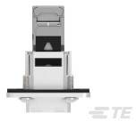 TE Connectivity RJ45-Steckverbinder 1-2120871-1 Buchse, Einbau Polzahl 8P8C Schwarz 1St.