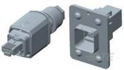 RJ45-Steckverbinder Buchse, Einbau, Stecker, gerade Schwarz 4-2120875-1 1St.