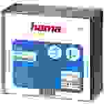 Hama CD Hülle Slim 00051275 1 CD/DVD/Blu-Ray Transparent, Schwarz Polystyrol 10St.