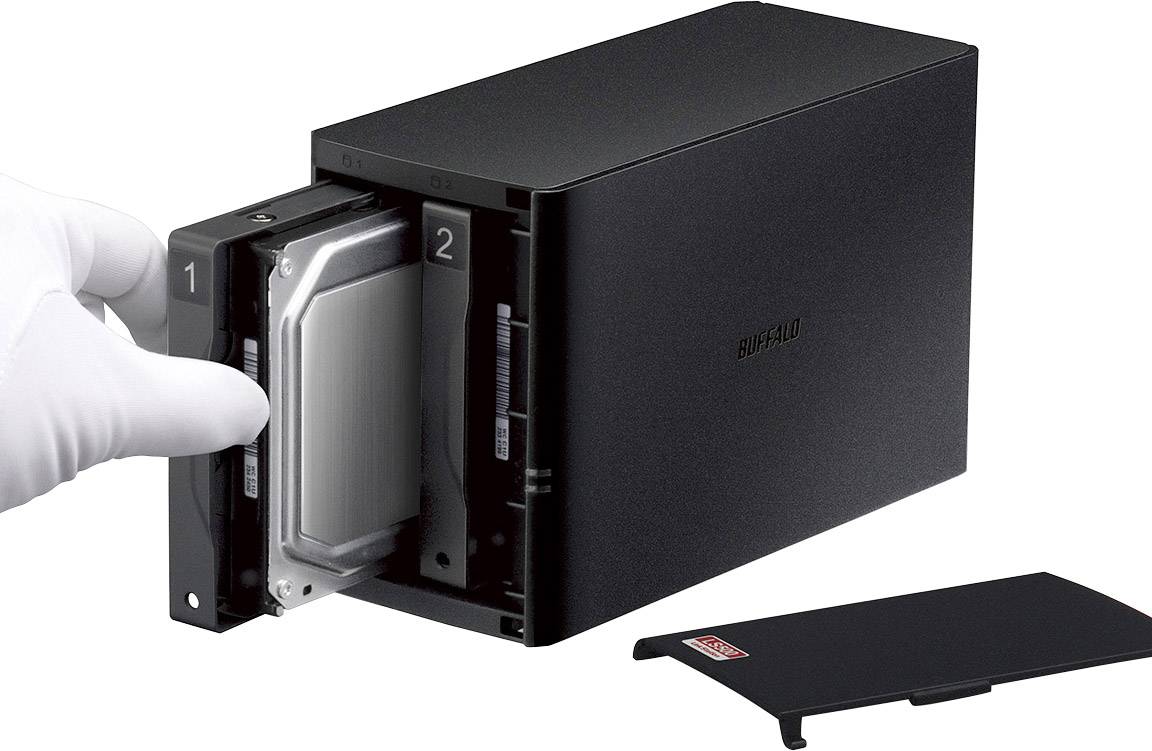 Buffalo LinkStation™ 520 NAS-Server Gehäuse 2 Bay LS520DE-EU