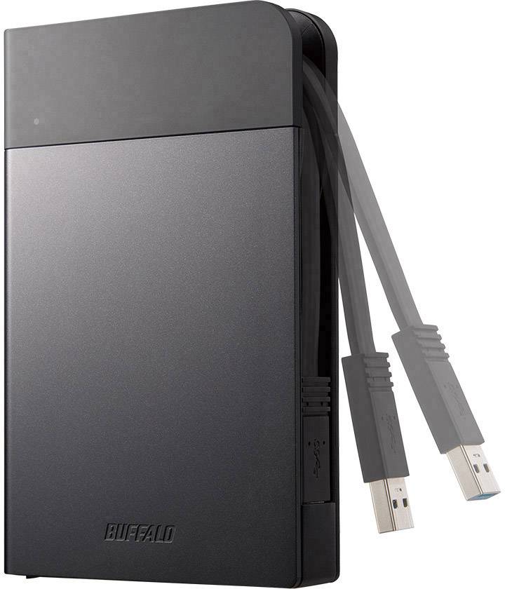 Buffalo MiniStation™ Extreme 500GB Externe Festplatte 6.35cm (2.5 Zoll) USB 3.2 Gen 1 (USB 3.0) Schwarz HD-PZF500U3B-EU