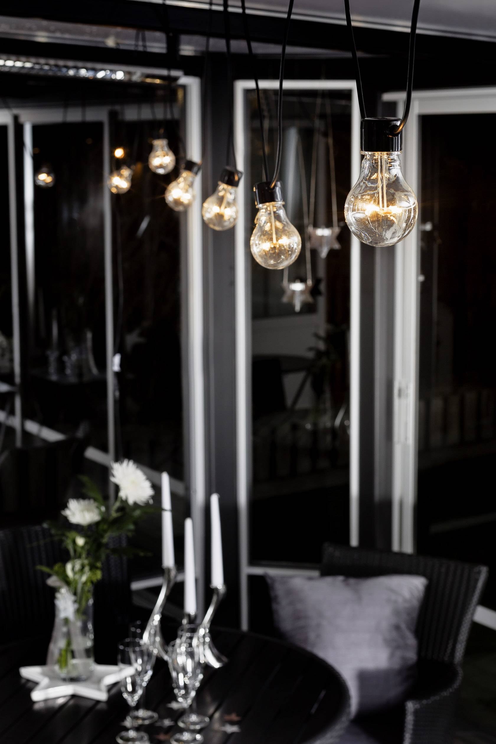 Konstsmide LED Lichterketten-System 230 V/50 Hz EEK: G (A - G) Lichtervorhang Bernstein