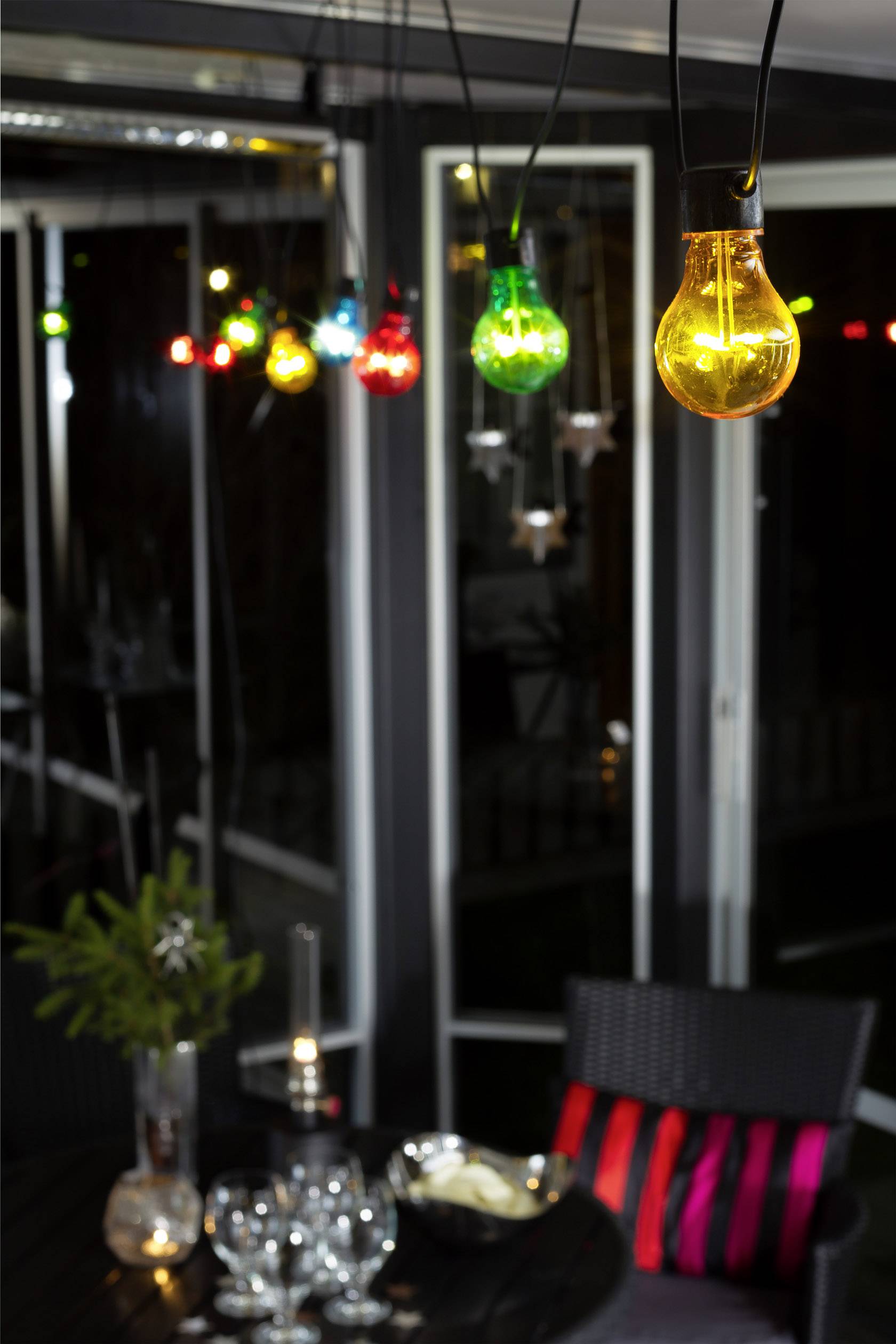 Konstsmide LED Lichterketten-System-Basis 230 V/50 Hz Lichterkette Warmweiß