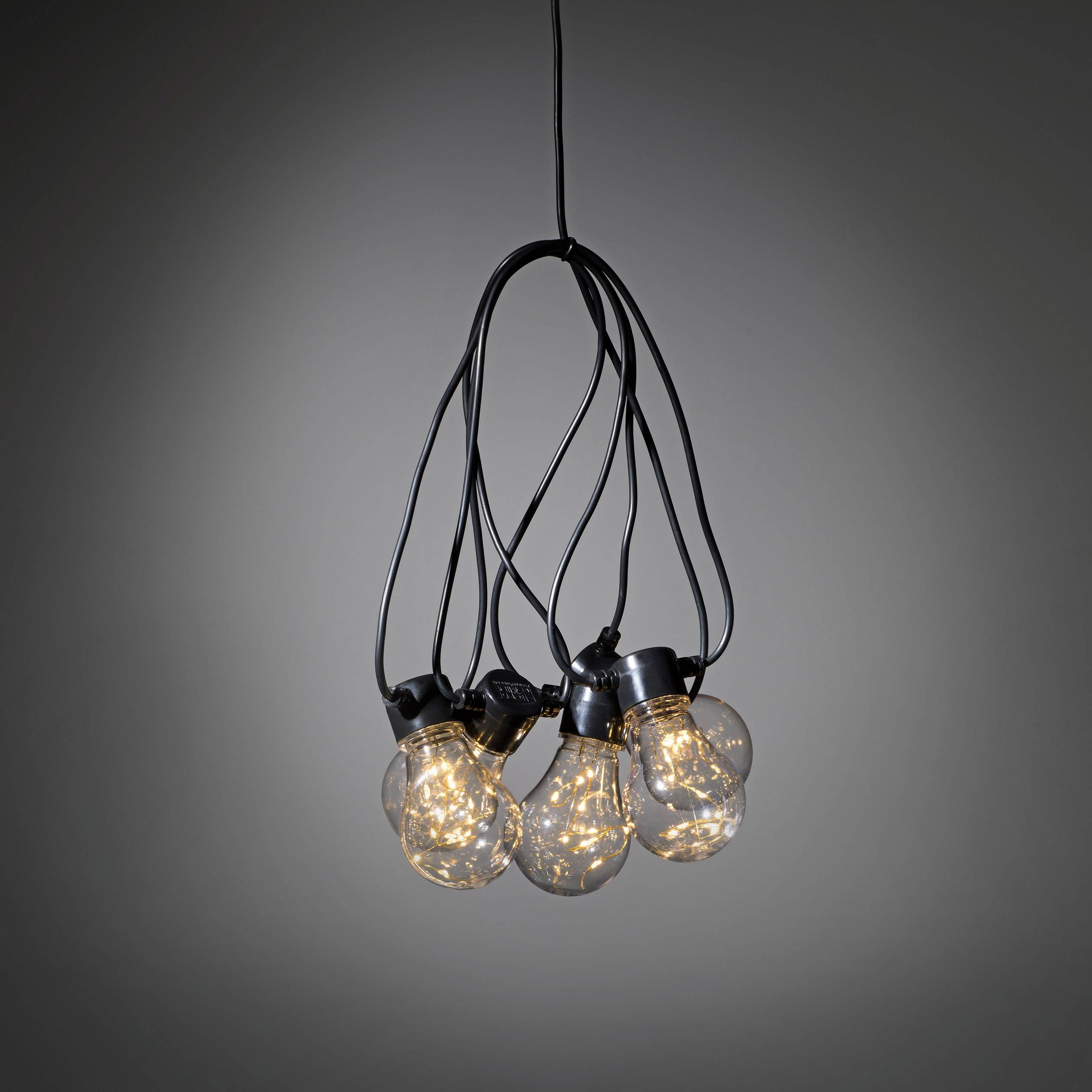 Konstsmide 2375-800 Party-Lichterkette  Innen/Außen  netzbetrieben Anzahl Leuchtmittel 110 LED Bernstein Beleuchtete Länge: 4.5 m