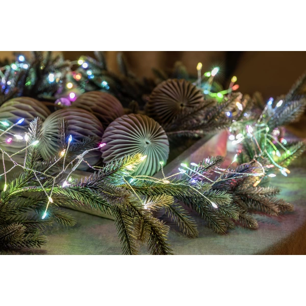 Konstsmide 6332-590 Micro-Lichterkette Innen netzbetrieben Anzahl Leuchtmittel 360 LED RGB Beleuchtete Länge: 3.6m
