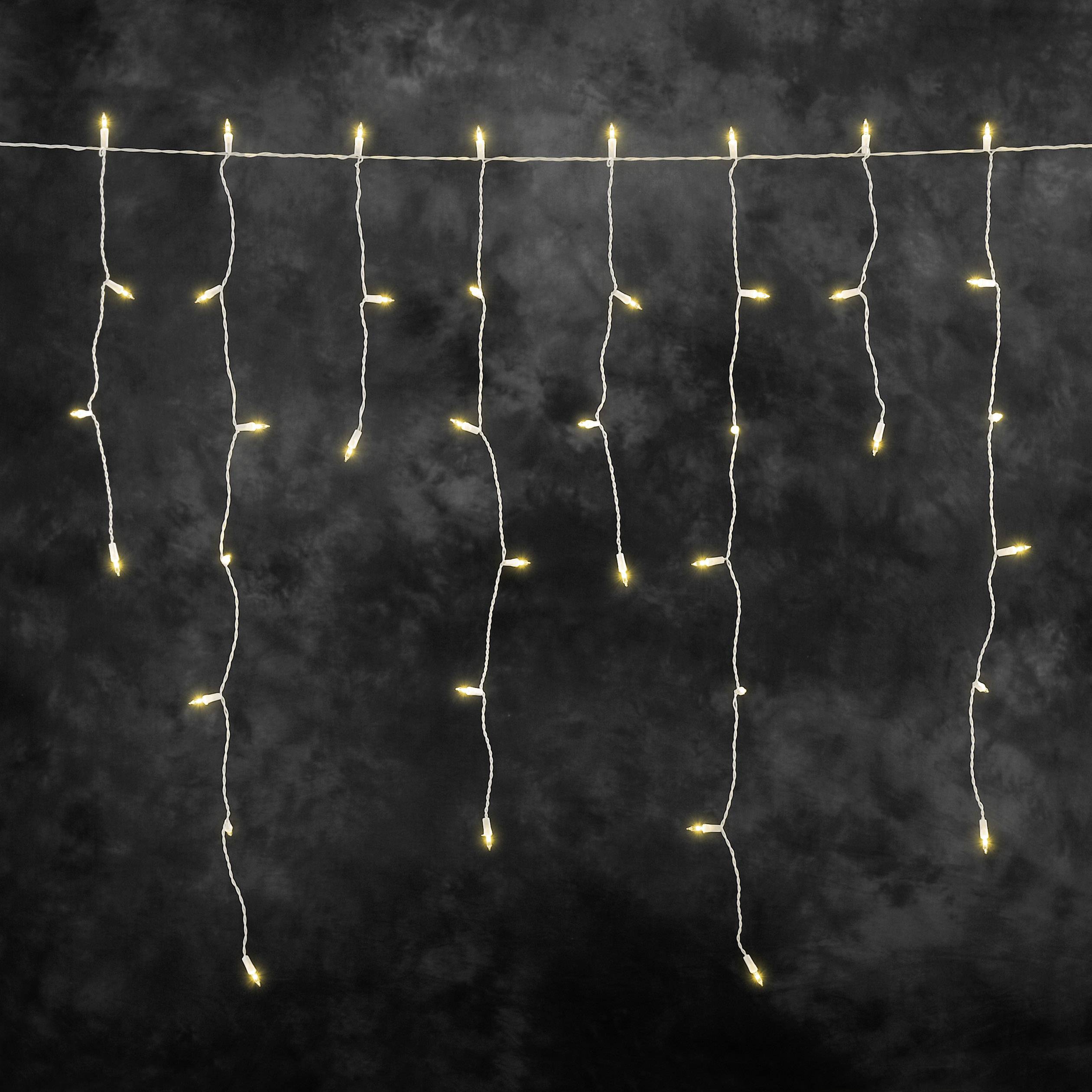 Konstsmide Lichtervorhang-Eisregen Innen/Außen 230 V/50 Hz EEK: F (A - G) 400 LED Bernstein