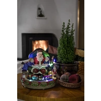 Konstsmide 4215-000 LED-Szenerie Weihnachtsmann RGBW LED Bunt wählbare Energieversorgung, mit Animation, mit Weihnachtsliedern Konstsmide 4215-000 LED-Szenerie Weihnachtsmann RGBW LED Bunt wählbare Energieversorgung, mit Animation, mit Weihnachtsliedern