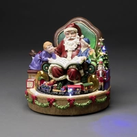 Konstsmide 4215-000 LED-Szenerie Weihnachtsmann RGBW LED Bunt wählbare Energieversorgung, mit Animation, mit Weihnachtsliedern Konstsmide 4215-000 LED-Szenerie Weihnachtsmann RGBW LED Bunt wählbare Energieversorgung, mit Animation, mit Weihnachtsliedern
