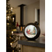 Konstsmide 4362-000 Père-Noël avec enfant blanc chaud LED multicolore enneigé, rempli d'eau, minuteur, avec interrupteur