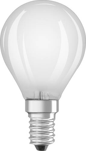 OSRAM LED EEK A+ (A++ - E) E14 Tropfenform 5.00W = 40W Neutralweiß (Ø x L) 45mm x 45mm 1St.