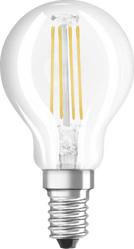 OSRAM LED EEK A++ (A++ - E) E14 Tropfenform 4.00W = 40W Neutralweiß (Ø x L) 45mm x 45mm 1St.