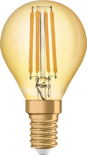 OSRAM LED EEK A+ (A++ - E) E14 Tropfenform 4.50W = 36W Warmweiß (Ø x L) 45mm x 45mm 1St.