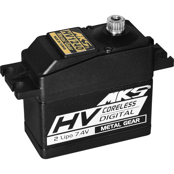MKS Standard-Servo HV1240 Digital-Servo Getriebe-Material: Metall Stecksystem: JR-Stecker