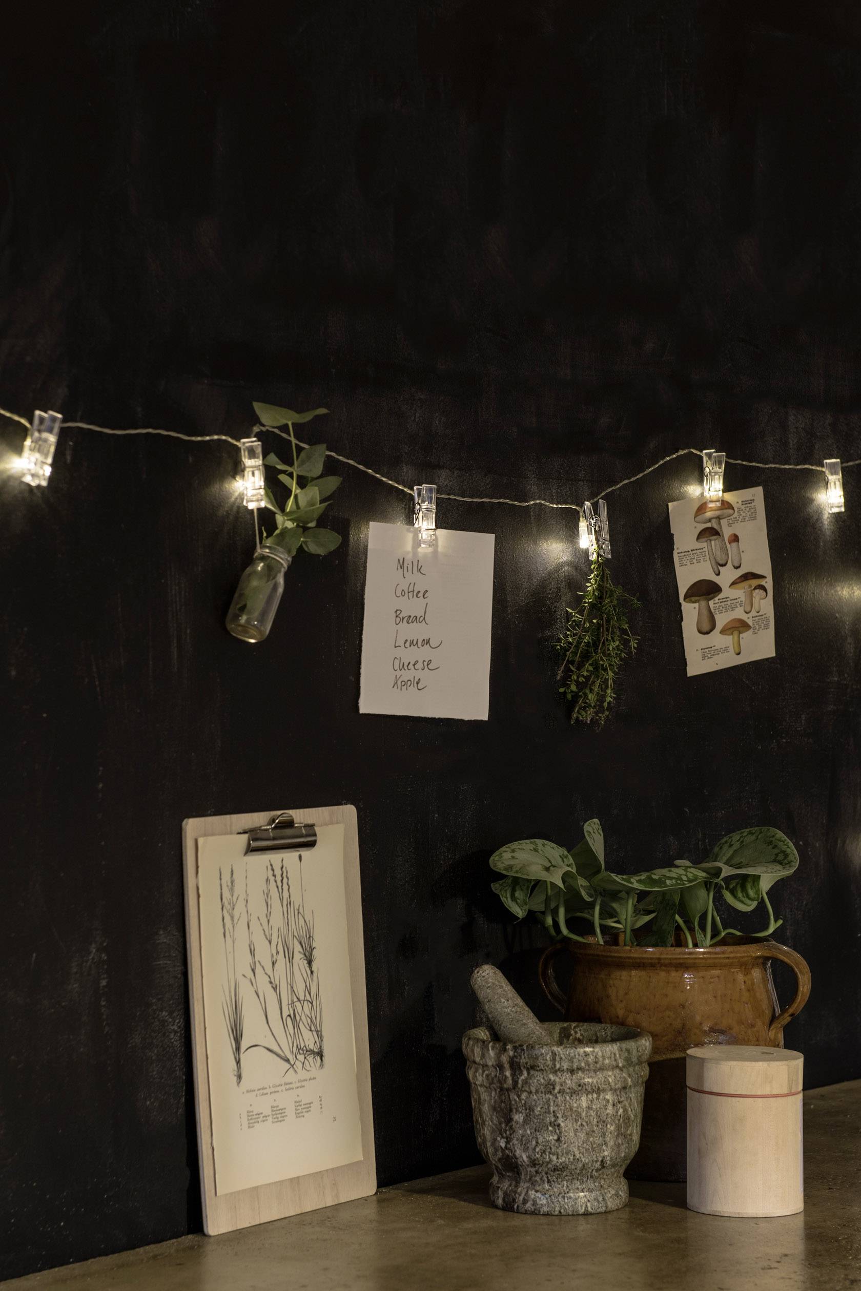 Konstsmide 1451-103 Micro-Lichterkette Innen netzbetrieben Anzahl Leuchtmittel 12 LED Warmweiß Bele