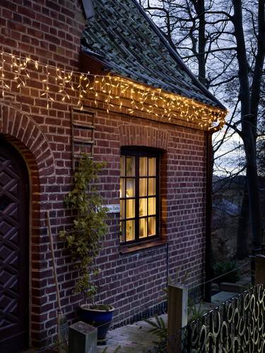 Konstsmide Lichtervorhang-Eisregen Innen/Außen 230 V/50Hz 400 LED