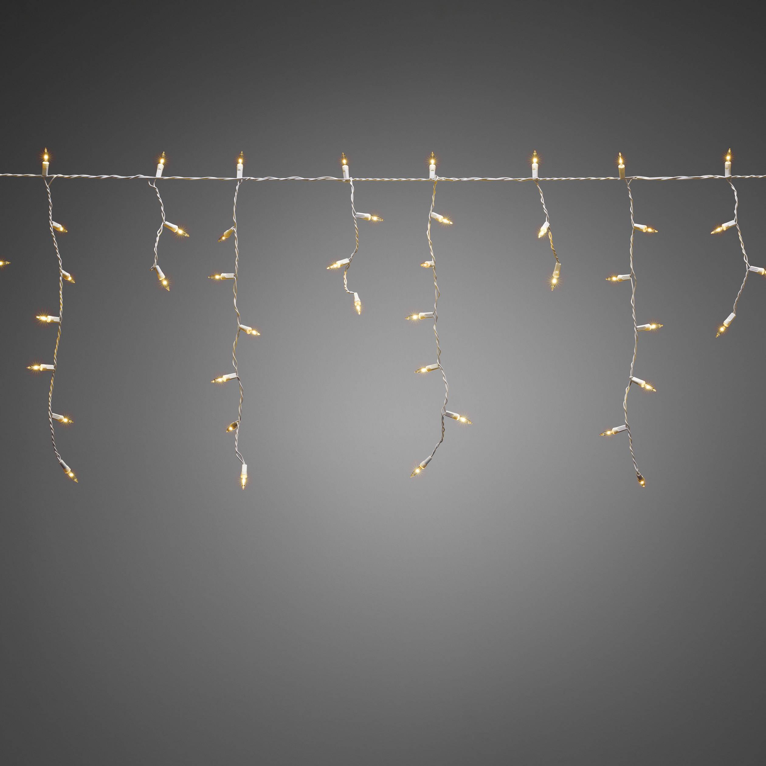 Konstsmide Lichtervorhang-Eisregen Innen/Außen 230 V/50 Hz EEK: F (A - G) 400 LED Bernstein