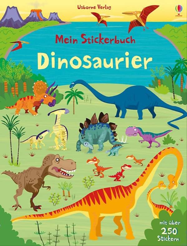 Usborne Stickerbuch Dinosaurier 790249 1St.