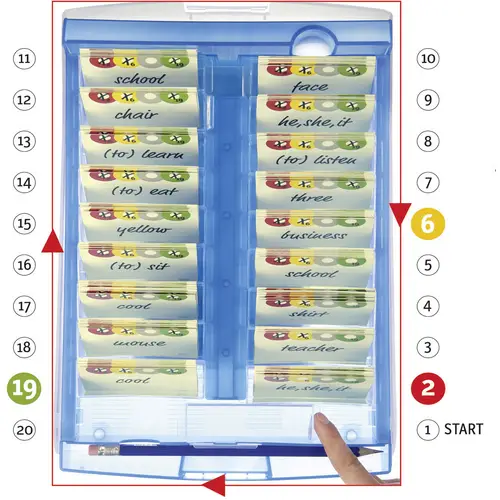 HAN CROCO 9988-693 Lernkartei Grau transluzent max. Anzahl der Karten: 2.000 Karten DIN A8 quer HAN CROCO 9988-693 Lernkartei Grau transluzent max. Anzahl der Karten: 2.000 Karten DIN A8 quer