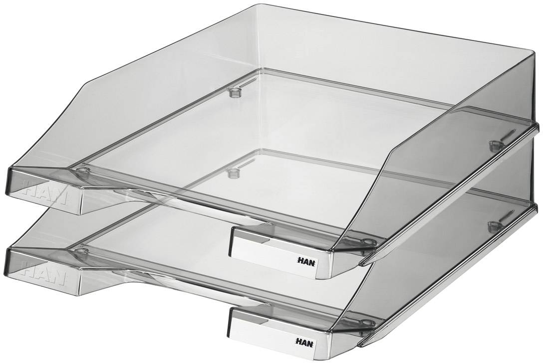HAN 1026-X-24 KLASSIK Briefablage DIN A4, DIN C4 Transparent, Grau 1 St.