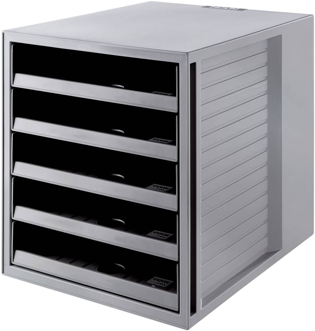 HAN Schubladenbox KARMA 14018-18 Grau DIN A4 Anzahl der Schubfächer: 5