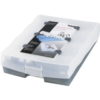 HAN CROCO 9988-693 Lernkartei Grau transluzent max. Anzahl der Karten: 2.000 Karten DIN A8 quer HAN CROCO 9988-693 Lernkartei Grau transluzent max. Anzahl der Karten: 2.000 Karten DIN A8 quer