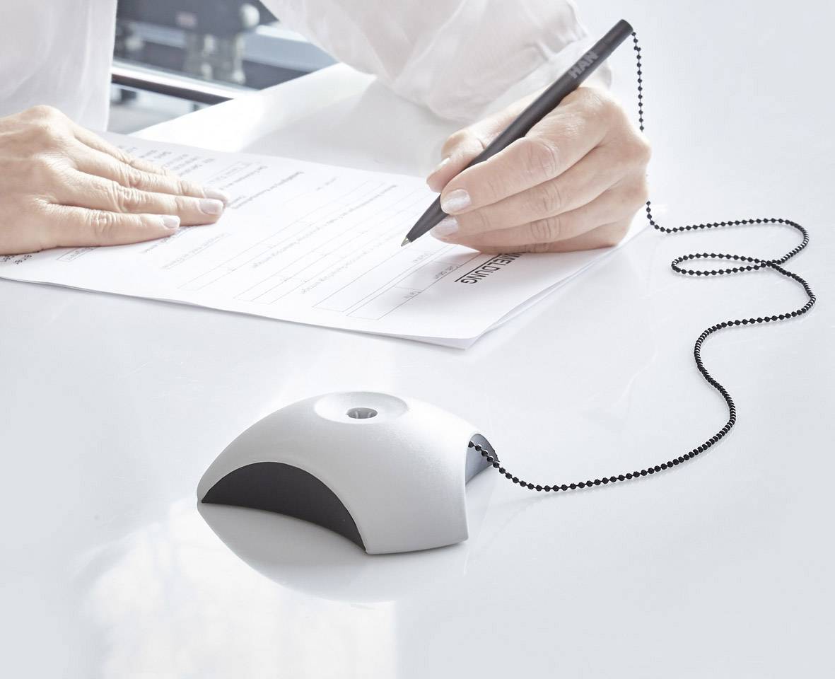 HAN Kugelschreiberständer DELTA 1751-34 Schwarz, Blau 1 St.