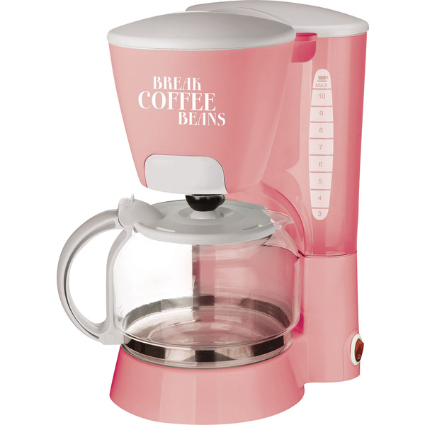 TKG Team Kalorik TKG CM 1021 P Kaffeemaschine Pink Fassungsvermögen Tassen=10 Warmhaltefunktion