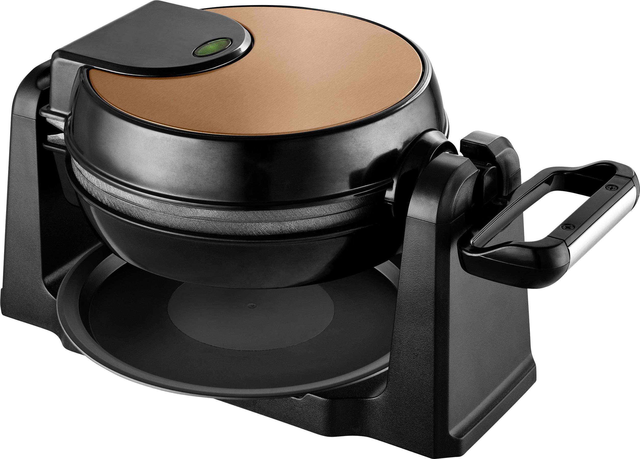 TKG Team Kalorik TKG WM 1050 CO Waffeleisen klappbar, Temperaturvorwahl Kupfer