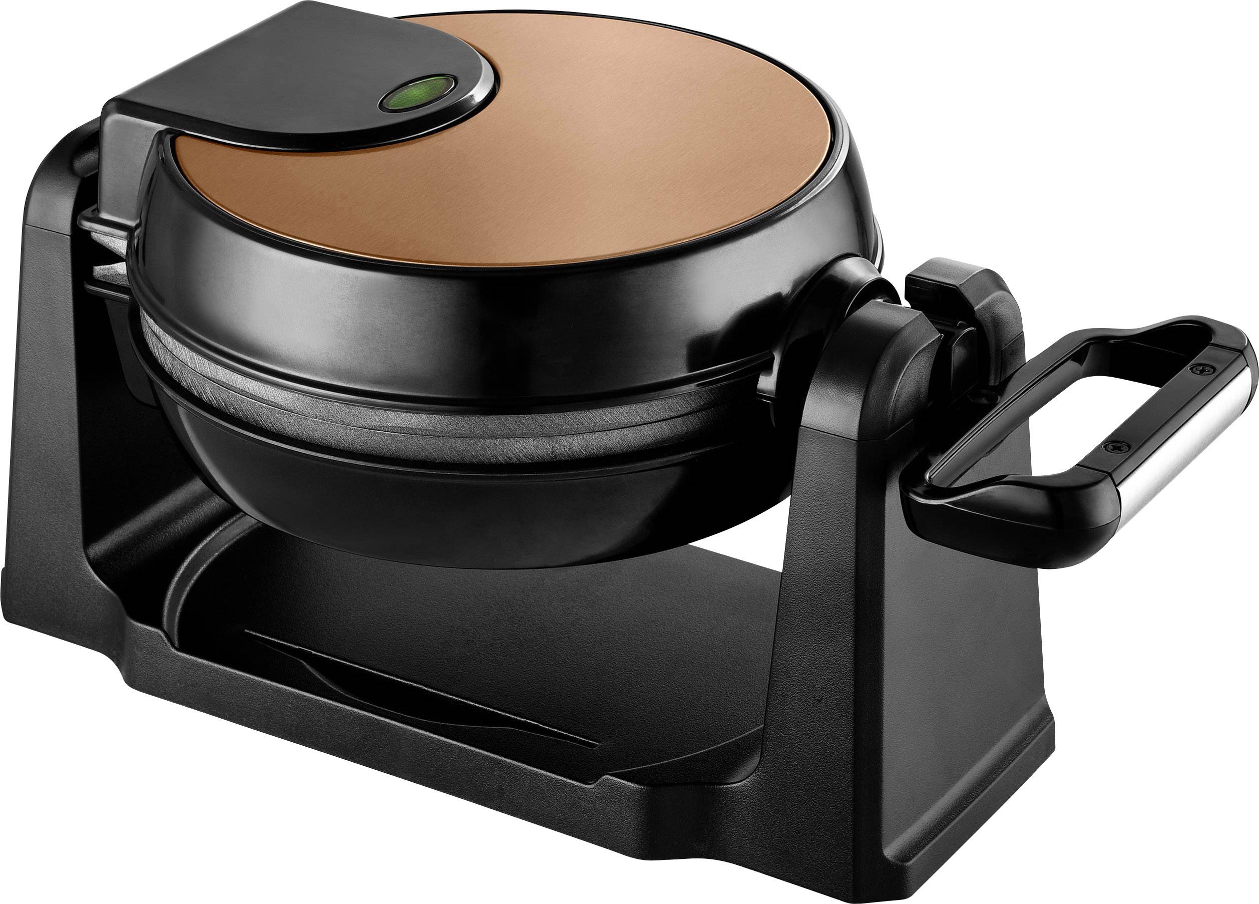 TKG Team Kalorik TKG WM 1050 CO Waffeleisen klappbar, Temperaturvorwahl Kupfer