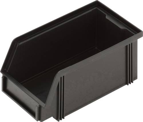 Alutec 1394005197 ESD Sichtlagerkasten CB5MC (B x H x T) 100 x 75 x 175 mm Schwarz 1 St.