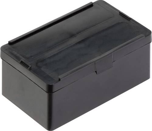 Alutec 1308.050 ESD Scharnierdose (B x H x T) 136 x 55 x 87 mm Schwarz 1 St.