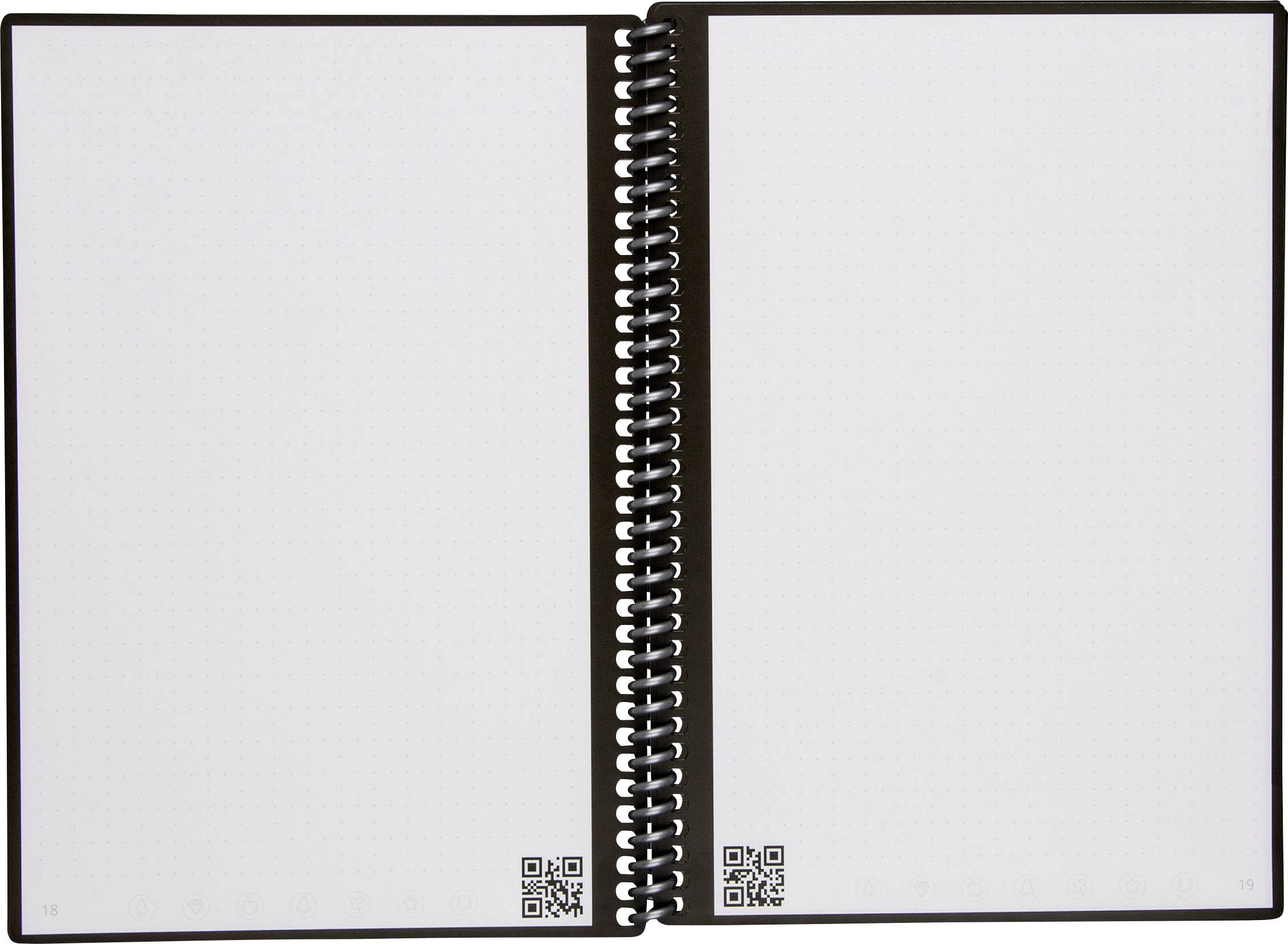 ROCKETBOOK Notizbuch Everlast Standard 215,9 x 279,4mm Infinity Schwarz EVR-L-R