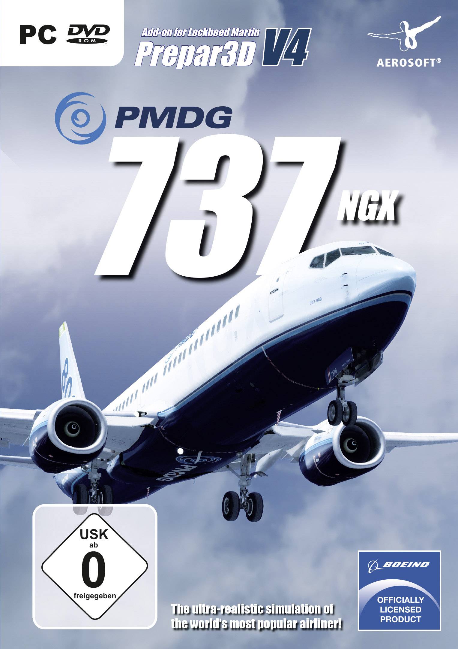 PMDG 737 NGX for P3D V4 Add-On PC USK: 0